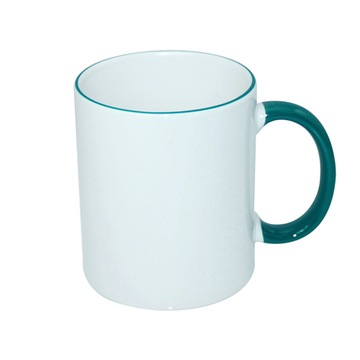 Kubek 330ml z Zielonym Uszkiem Sublimacja