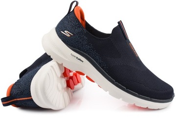 Męskie wygodne wsuwane SKECHERS GO WALK 6 buty sportowe slip on r. 41