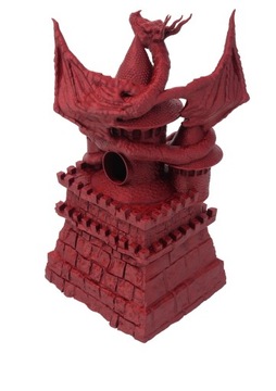 Duży smok na wieży - duża wieża do kości - FatesEnd Game Master Dice Tower