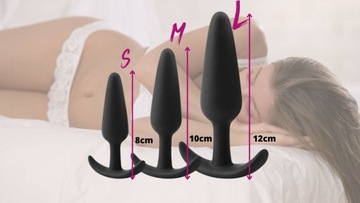 3 АНАЛЬНЫЕ ПРОБКИ СЕКСУАЛЬНЫЕ ПРОБКИ НАБОР ДЛЯ АНАЛЬНЫХ ИГРОВ ПРИЯТНЫЙ НА прикосновение РАЗМЕР. С,М,Л