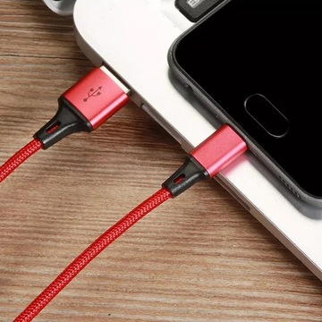КАБЕЛЬ USB MICRO LIGHTNING TYPE-C 3 В 1, БЫСТРЫЙ 1,2 М