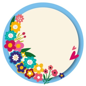 8 штук fi 66 большие наклейки FLOWERS день бабушки день мамы праздник этикетки отпечаток
