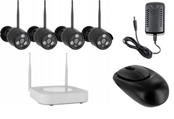 Smartwares CMS-30300 zestaw monitoringu 4 bezprzewodowych kamer Wi-Fi 1TB