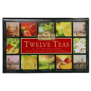 AHMAD Tea Zestaw herbat TWELVE TEAS 60szt 12 smaków