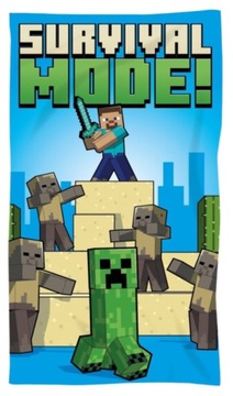 Ręcznik Kąpielowy Plażowy MINECRAFT 70x140 Creeper