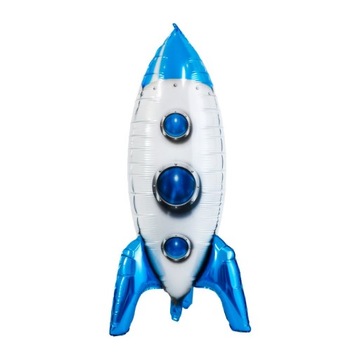 Balon foliowy stojący RAKIETA 4D KOSMOS urodziny