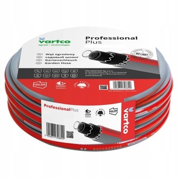 VARTCO PROFESSIONAL+ Wąż ogrodowy 6 warstw 20m 3/4