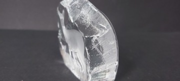 Стеклянная скульптура-папье Deer Deer WWF Пол Ислинг Svensk Glas