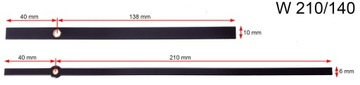 DŁUGIE WSKAZÓWKI 21cm DO ZEGARA W210/140