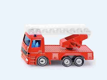 SIKU WOZ STRAZACKI Z DRABINA 1015 FEUERWEHR-DREHLE