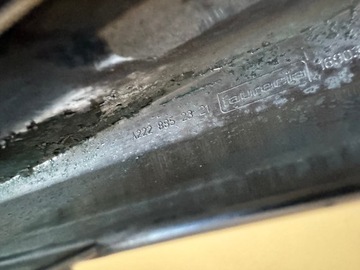 LEVÝ CHRÓM NÁRAZNÍKU LIŠTA ZDOBENÁ MERCEDES W222