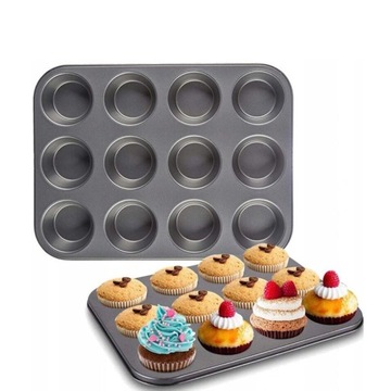 FORMA BLACHA DO PIECZENIA BABECZEK MUFFINEK 964