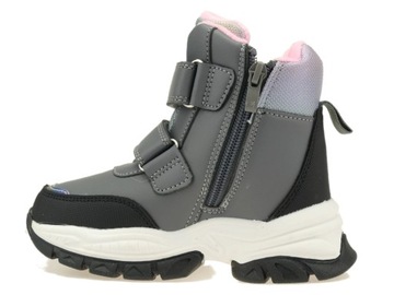 ЗИМНЯЯ ОБУВЬ ДЛЯ ДЕВОЧЕК, СНЕЖНЫЕ БОТИНКИ С УТЕПЛЕНИЕМ, НА ВЕЛКРО 31