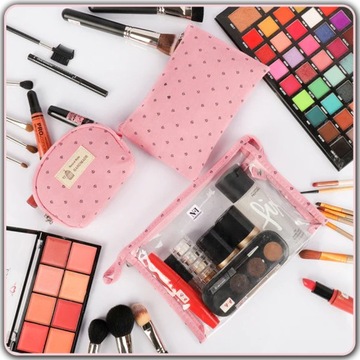 Прозрачный набор-органайзер для косметички ДЛЯ ПРАЗДНИКА С БАГАЖОМ В САМОЛЕТЕ