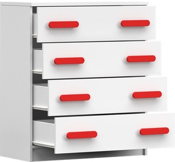 Детская и молодежная мебель СМИК белый КОМПЛЕКТ разноцветных ящиков БЕЛЫЙ