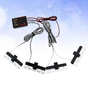 4 ФОНАРА 1 КОНЦЕНТР 12 СВЕТОДИОДНЫХ АВАРИЙНЫХ МИГАЛОК ГРУЗОВИКИ