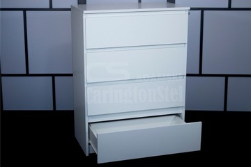 Комод 70 см, 4 ящика, белый