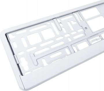 БЕЛАЯ рамка номерного знака ЕС