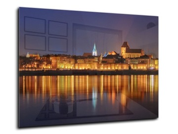 dekor szkło panel hartowany HD 90x65 miasto