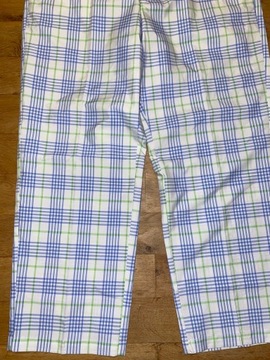 IZOD GOLFOWE MĘSKIE MODNE SPODNIE CHINOS W 38 L 30