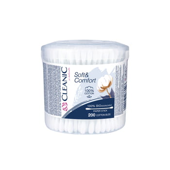 Patyczki higieniczne Cleanic Soft&Comfort 200 szt.