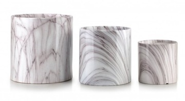 DONICZKA CERAMICZNA BIAŁA ZESTAW 3SZT DONIC OSŁONK