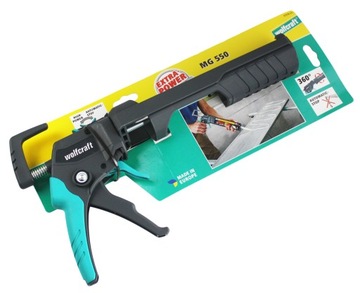 Wyciskacz pistolet do mas silikonu do tub 310ml MG 550 4358000 WOLFCRAFT