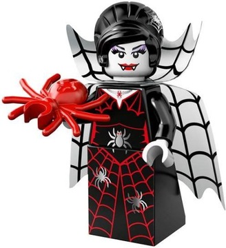LEGO FIGURKA SERIA 14 WAMPIR CZARNA WDOWA 71010