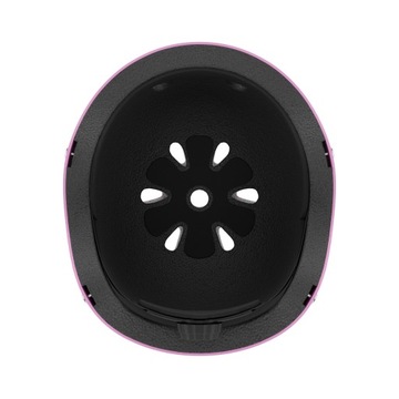 Kask Rowerowy Dziecięcy Tulano RÓŻOWY LEKKI REGULOWANY 48–52 cm ODBLASK