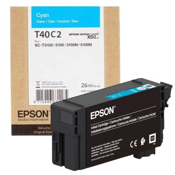 NOWY Tusz T40C2 C13T40C240 EPSON SureColor SC-T2100 SC-T3100 SC-T3100M