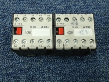 Stycznik AEG SH04 40E AC15 1.4kW 6A 42/48VDC