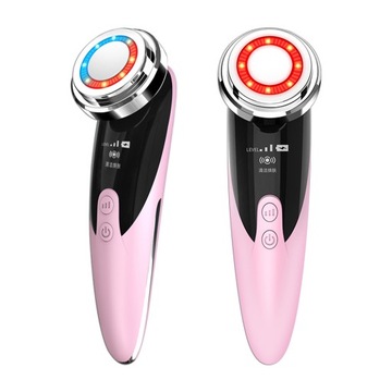 EMS МАССАЖЕР ДЛЯ ЛИЦА СО СВЕТОМ Электротоки