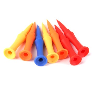 Набор из 100 пластиковых футболок для гольфа Step Castle разных цветов, 75 мм