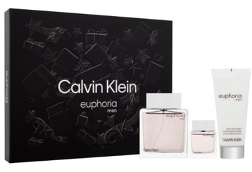 zestaw CALVIN KLEIN CK Euphoria Men edt 100 ml + balsam 100 ml + edt 15 ml