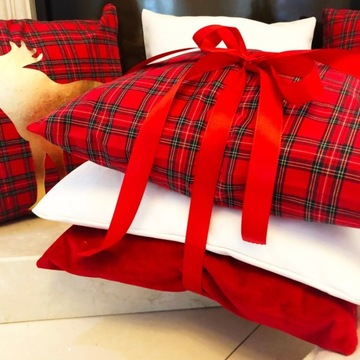 Aksamitna Poszewka Świąteczna Limited Renifer Roz