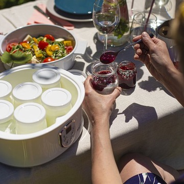 Йогуртница с термостатом и баночками, 1,3л, 20Вт