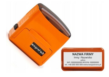 Wagraf B3s Pieczątka do 6 linii + PROJEKT i GUMKA