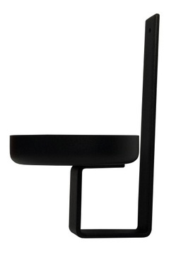 КЛАССИЧЕСКАЯ НАСТЕННАЯ ПОДСТАВКА ДЛЯ ЦВЕТОВ С ЧЕРНОЙ ПОДСТАВКОЙ