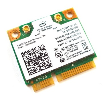 КАРТА WIFI INTEL DUAL BAND WIRELESS-N 7260 BT 5 ГГц