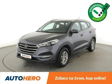 Hyundai Tucson III SUV 1.6 GDI 132KM 2016 Hyundai Tucson LPG klima hak multifunkcja czujniki