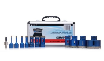 АЛМАЗНАЯ КОРОНОЧНАЯ ПИЛА ДЛЯ ГОНЧАРНОГО КАМНЯ, ГЛАЗУРЬ HEX/M14 НАБОР x12