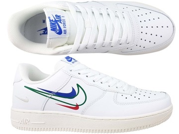 NIKE AIR FORCE 1 LOW DM9096 101 BUTY MĘSKIE BIAŁE SKÓRZANE