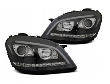 LAMPY TUBE LIGHT BLACK SEQ MERCEDES W164 ML 05-07