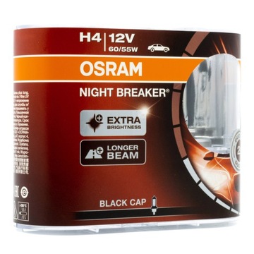 ŻARÓWKI H4 OSRAM NIGHT BREAKER 4200K - Duo Box