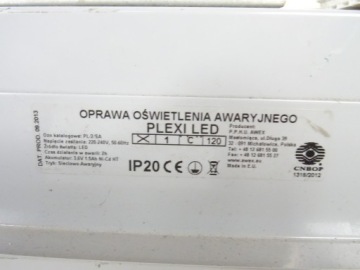 Светодиодный светильник EMERGENCY PLEXI