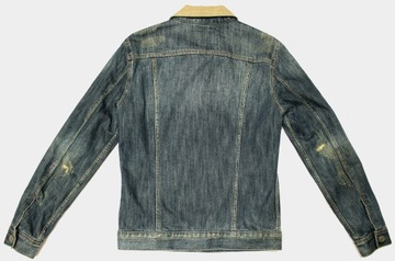 ALLSAINTS kurtka jeansowa z przetarciami * S