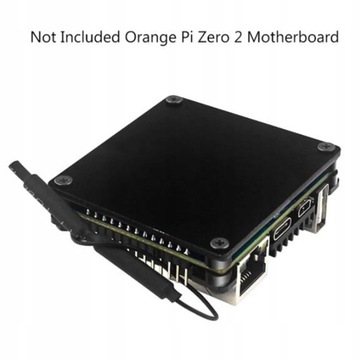 Радиатор для Orange Pi Zero 2, прямой, черный