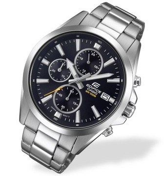 Klasyczny zegarek męski na bransolecie Casio Edifice Chrono EFV-560D Grawer