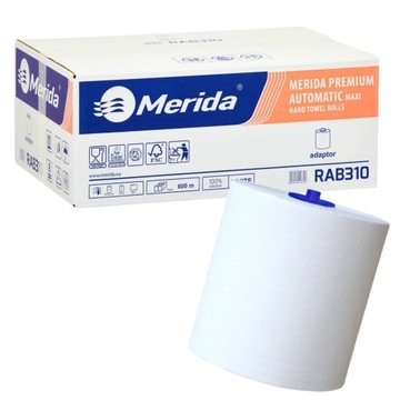 Merida RAB310 Ręczniki papierowe w roli z adaptorem PREMIUM AUTOMATIC MAXI