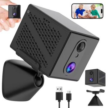 Mini Monitorovací Kamera 1080P Wifi 5 Ghz 2,4 Ghz 2300 Mah Bezdrátová